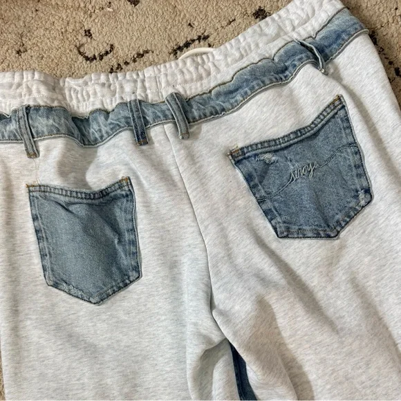 SER.O.YA ORSON WIDE LEG JOGGER SWEATPANTS, TIDAL, MEDIUM - Picture 15 of 16